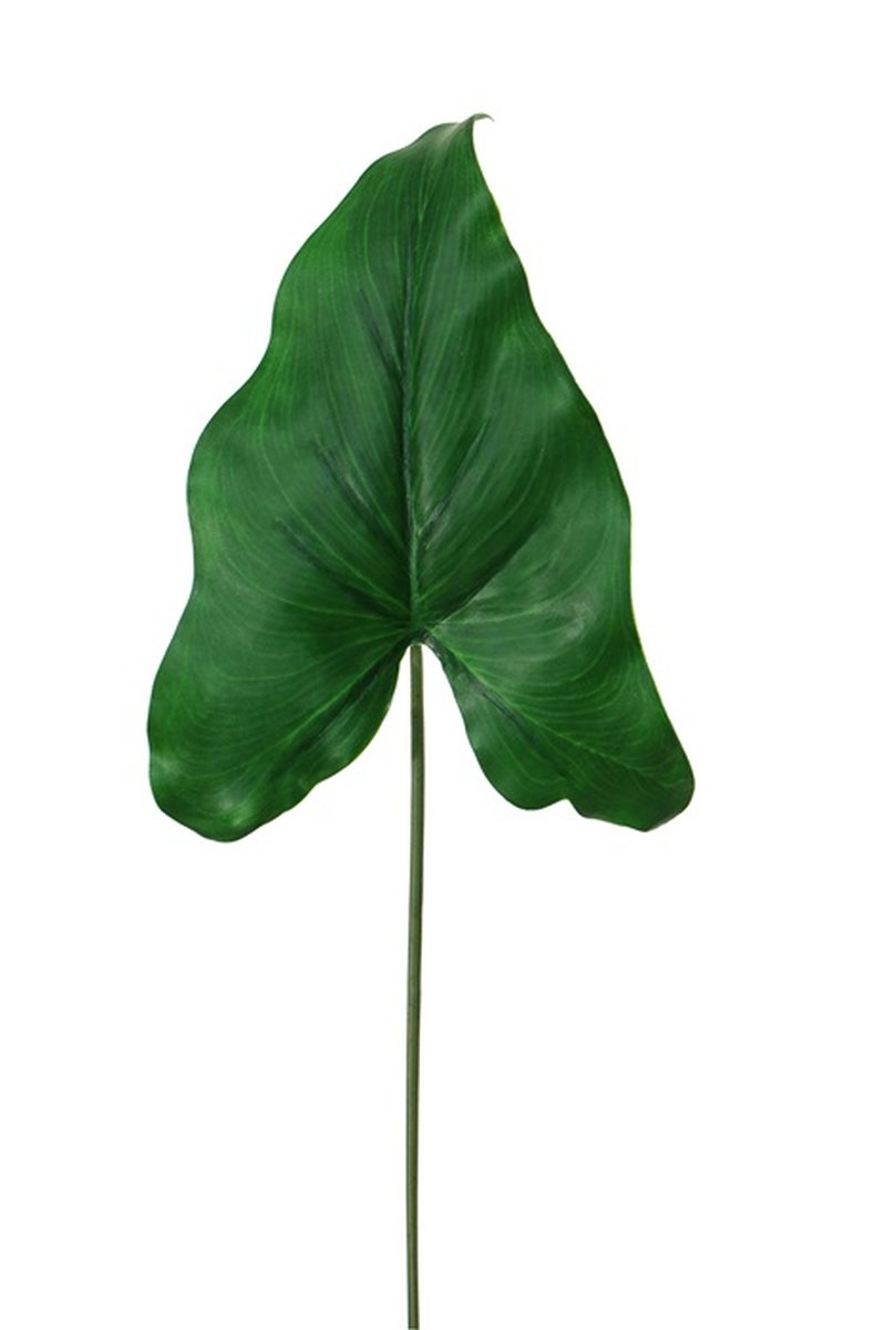 Kunst Blatt Anthurium grün, ESAD, 40cm