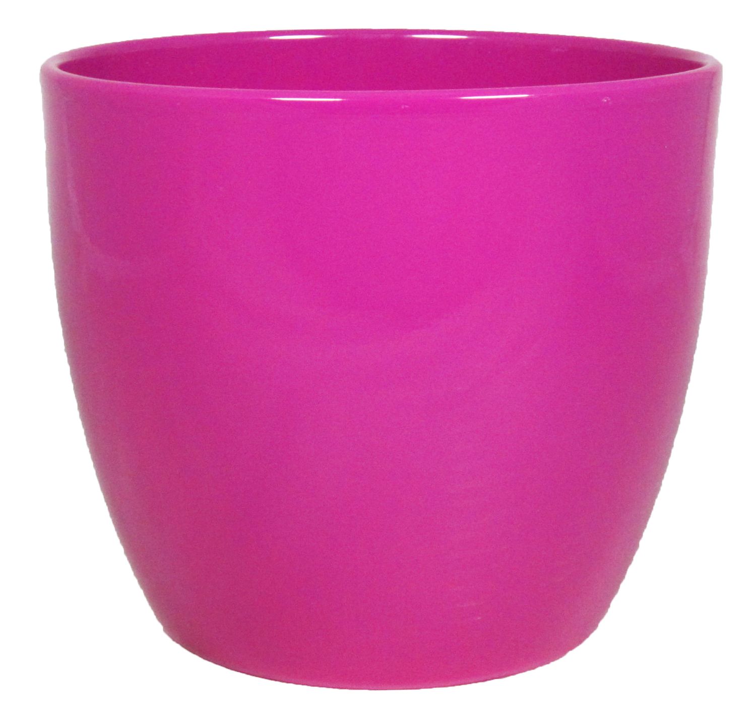 Ø25cm Übertopf Keramik, pink, 22,5cm, BASAR, TEHERAN