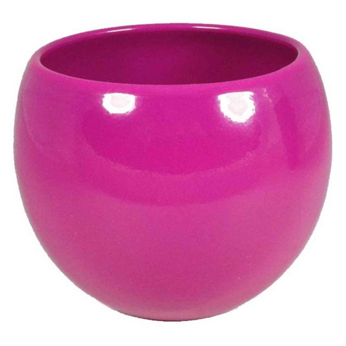 Keramik, 14cm, Ø20cm Blumentopf HAMADAN, pink,