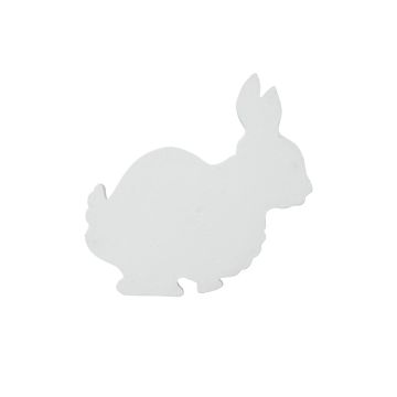 Osterdekoration Silhouette Hase HOPPER, weiß, 56cm