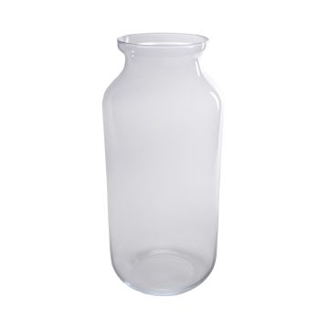 Bodenvase ARSENIA aus Glas, transparent, 50cm, Ø23cm