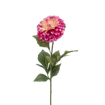 Kunst Blume Dahlie BURBUJA, pink-creme, 60cm