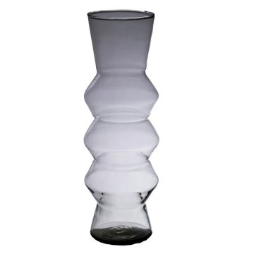 Vase ERCELINA aus Glas, recycelt, klar, 36cm, Ø13cm