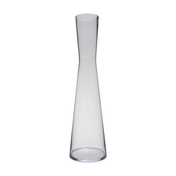 Schlanke Blumenvase SYRMA aus Glas, transparent, 40cm, Ø10cm