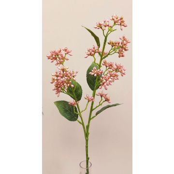 Kunst Viburnum Zweig LABIBA, rosa, 60cm