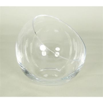 Dekoschale NELLY OCEAN aus Glas, klar, 17cm, Ø15,5cm