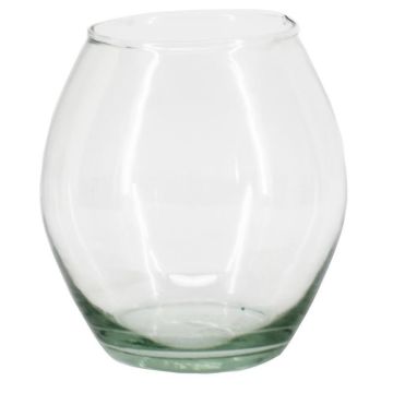 Blumenvase CARADOC, Glas, klar, 12cm, Ø12cm