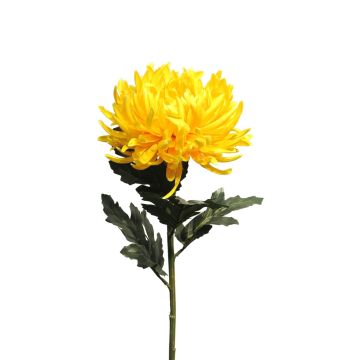 Dekoblume Chrysantheme LINGYUN, gelb, 65cm