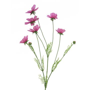 Dekoblumen Zweig Schmuckkörbchen BAILING, pink, 90cm