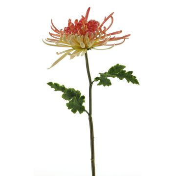 Kunstblume Chrysantheme YASULI, pink-gelb, 70cm