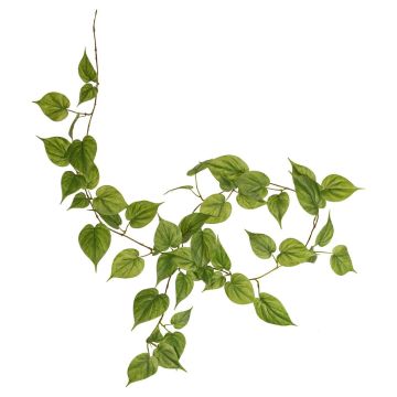 Kunst Philodendron Scandens Girlande MELUBO, grün, 180cm