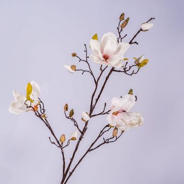 Kunst Magnolie LILO, weiß-rosa, 110cm, Ø5-9cm