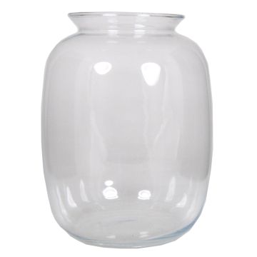 Blumenvase Glas ELLIOTT, transparent, 32cm, Ø23cm