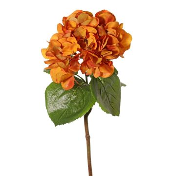 Künstliche Hortensie CHIDORI, orange, 60cm, Ø20cm