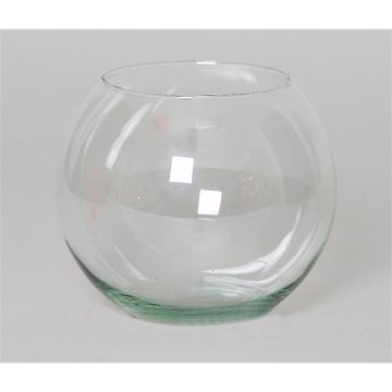 Kerzen Kugelvase TOBI OCEAN aus Glas, klar, 13cm, Ø15cm