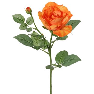 Dekoblume Rose WAIOLA, orange, 65cm, Ø11cm