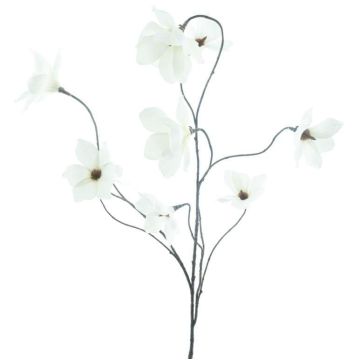 Deko Zweig Magnolie MAZANA, creme, 125cm