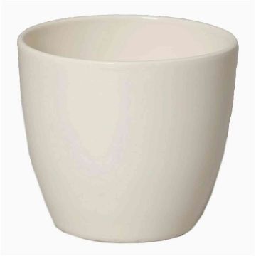 Kleiner Blumentopf TEHERAN BASAR, Keramik, creme, 6,5cm, Ø8,5cm