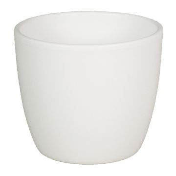 Pflanztopf TEHERAN BASAR, Keramik, weiß-matt, 12cm, Ø13,5cm