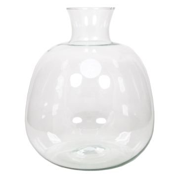 Blumenvase ASUMINI aus Glas, klar, 28,5cm, Ø24,5cm