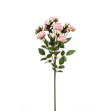 Künstlicher Rosenzweig TOSSA, rosa, 55cm, Ø1-4cm