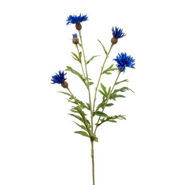 Kunst Kornblume ORTIGO, blau, 60cm