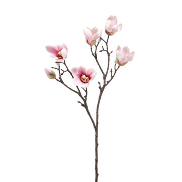 Dekoblume Magnolie ANEU, rosa, 65cm, Ø7-8cm