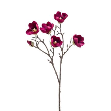 Dekoblume Magnolie ANEU, violett, 65cm, Ø7-8cm