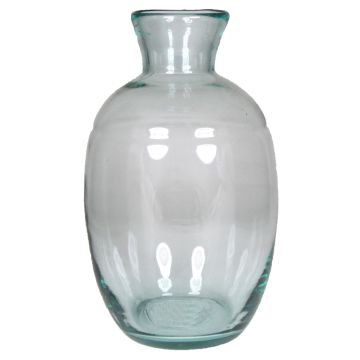 Blumenvase LIRICA aus Glas, klar, 29,5cm, Ø18cm