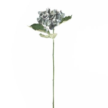 Künstliche Blume Hortensie GUNILLA, Eco Collection, grau-blau, 60cm, Ø12cm