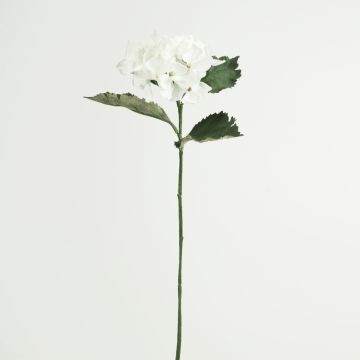 Künstliche Blume Hortensie GUNILLA, Eco Collection, weiß-lila, 60cm, Ø12cm